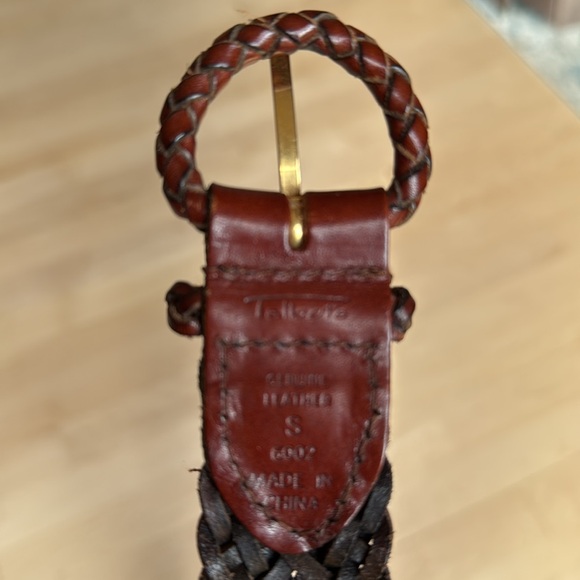 Talbots Leather Braided Belt Small - Picture 5 of 5